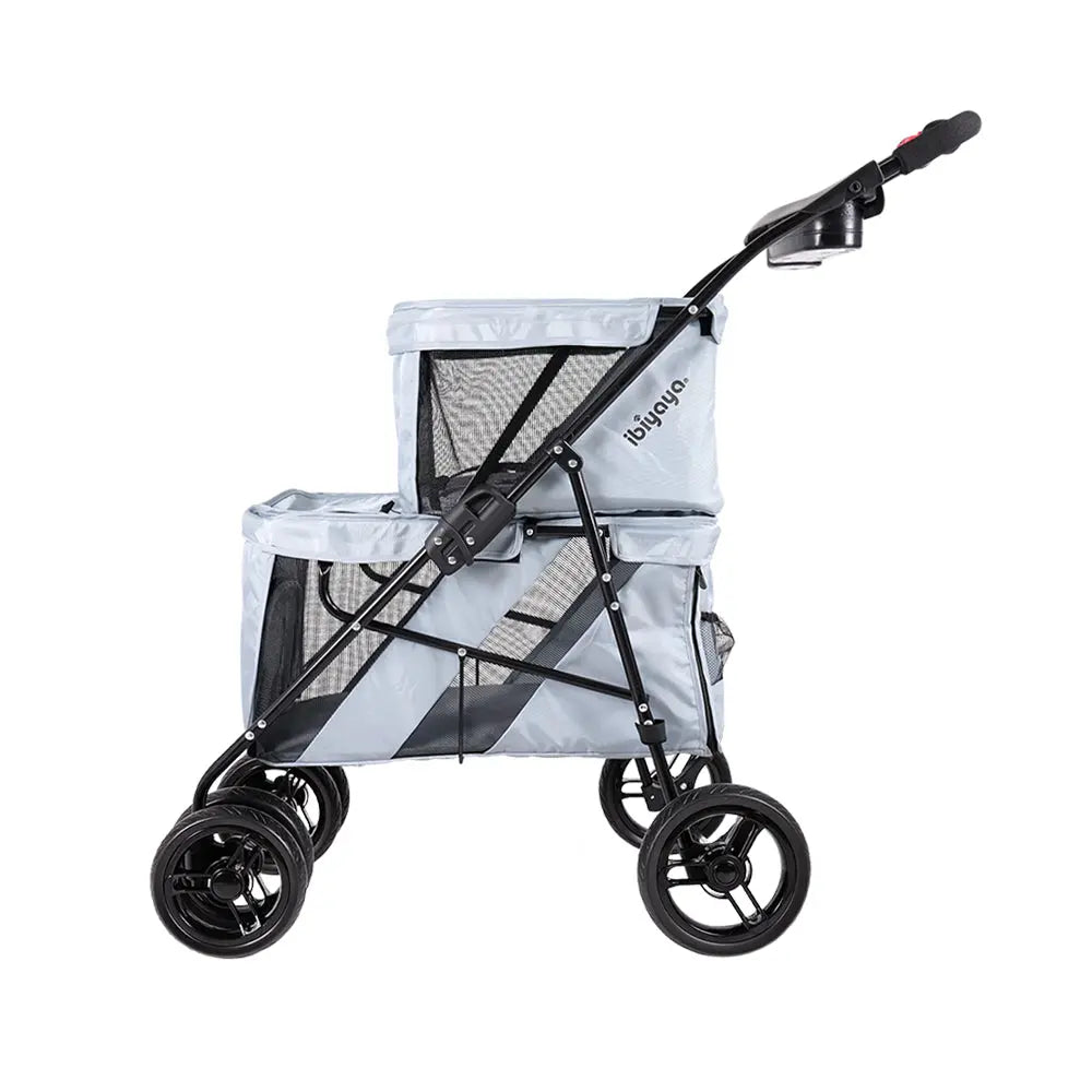 Ibiyaya Double Decker Pet Stroller for Multiple Pets Ibiyaya