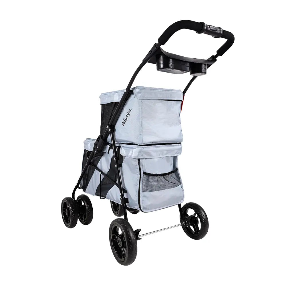 Ibiyaya Double Decker Pet Stroller for Multiple Pets Ibiyaya