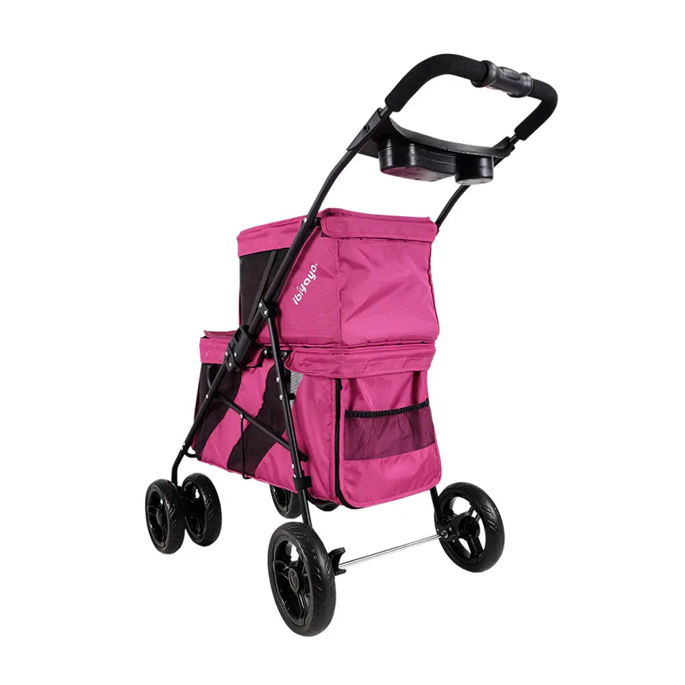 Ibiyaya Double Decker Pet Stroller for Multiple Pets Ibiyaya