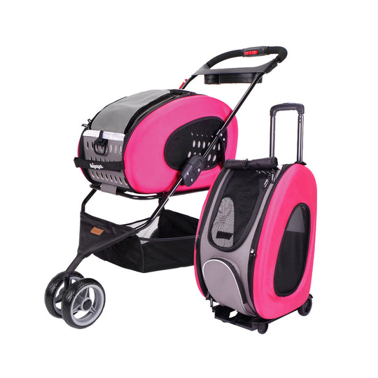 Ibiyaya 5-in-1 Combo EVA Pet Carrier & Stroller