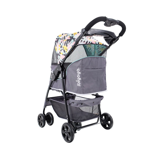Ibiyaya Cloud 9 4-Wheel Foldable Pet Stroller - Mint Green