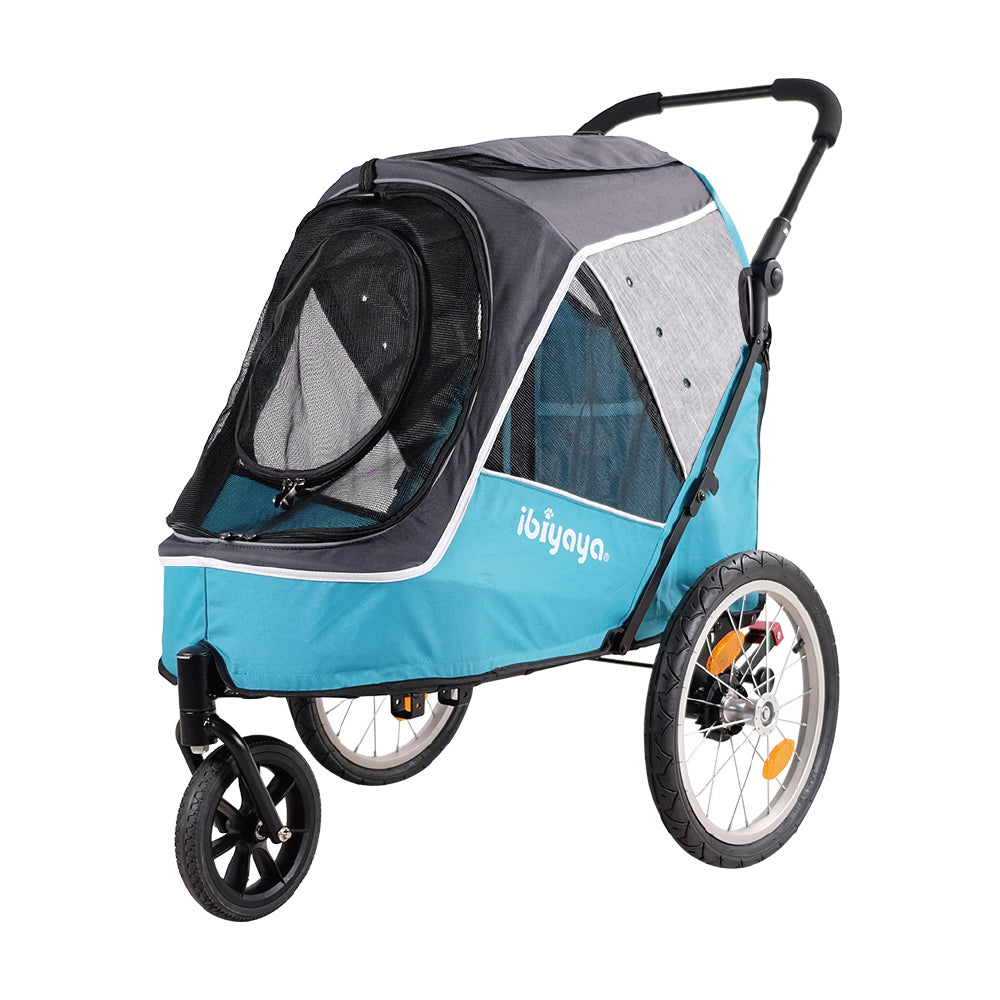 Ibiyaya Happy Pet Trailer & Jogger with Bicycle Attachment 2.0