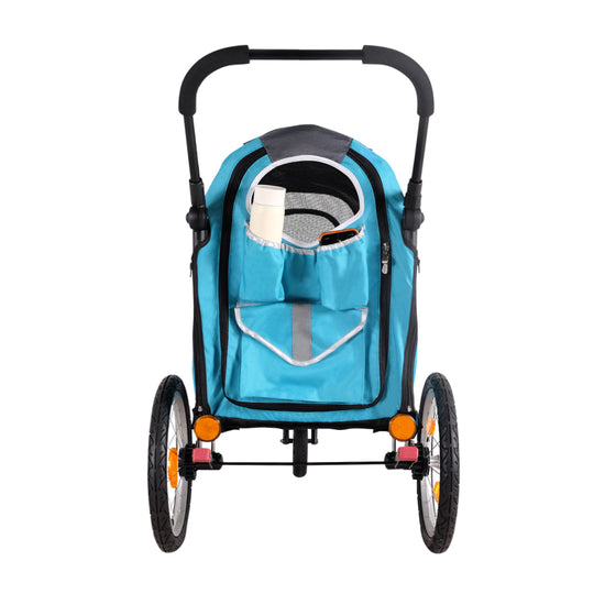 Ibiyaya Happy Pet Trailer & Jogger with Bicycle Attachment 2.0
