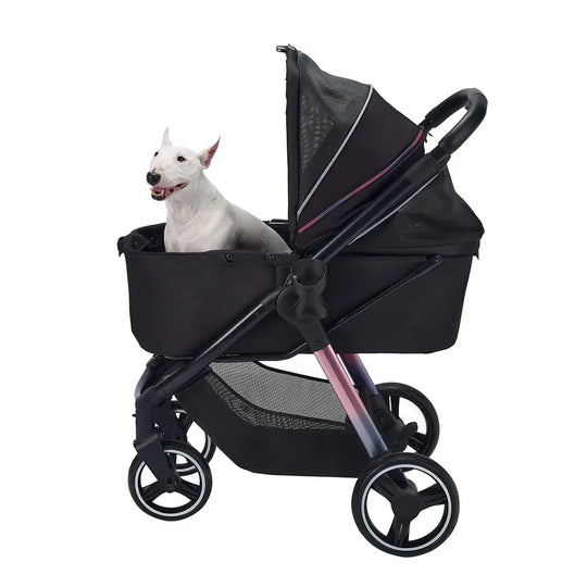 Ibiyaya Retro Luxe Folding Pet Stroller for Pets up to 30kg Ibiyaya