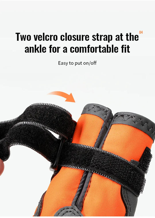 Truelove Anti-Slip Dog Shoe with Hook & Loop Design