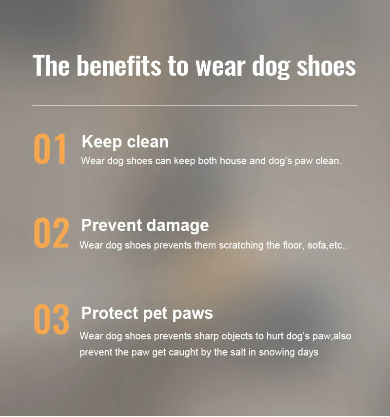 Truelove Anti-Slip Dog Shoe with Hook & Loop Design